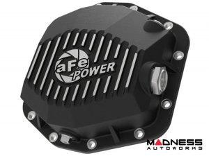 Ford Bronco Rear Differential Cover - Black w/ Machined Fins - aFe Ford Bronco Rear Differential Cover - Black w/ Machined Fins - aFe